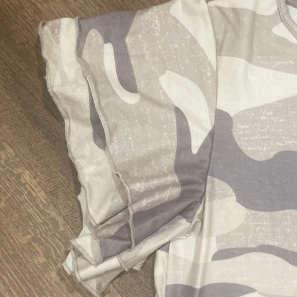 Camo Print Shift Dress, Size Small - Picture 10 of 12